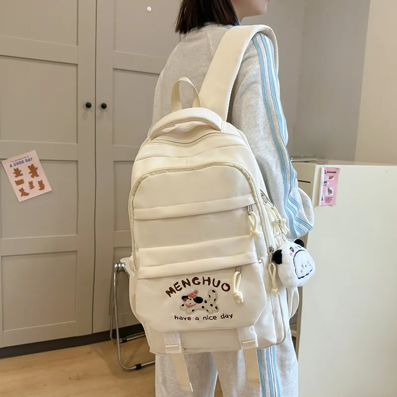 Debecca Cotton Backpack Large Size Unisex Multicolor-2