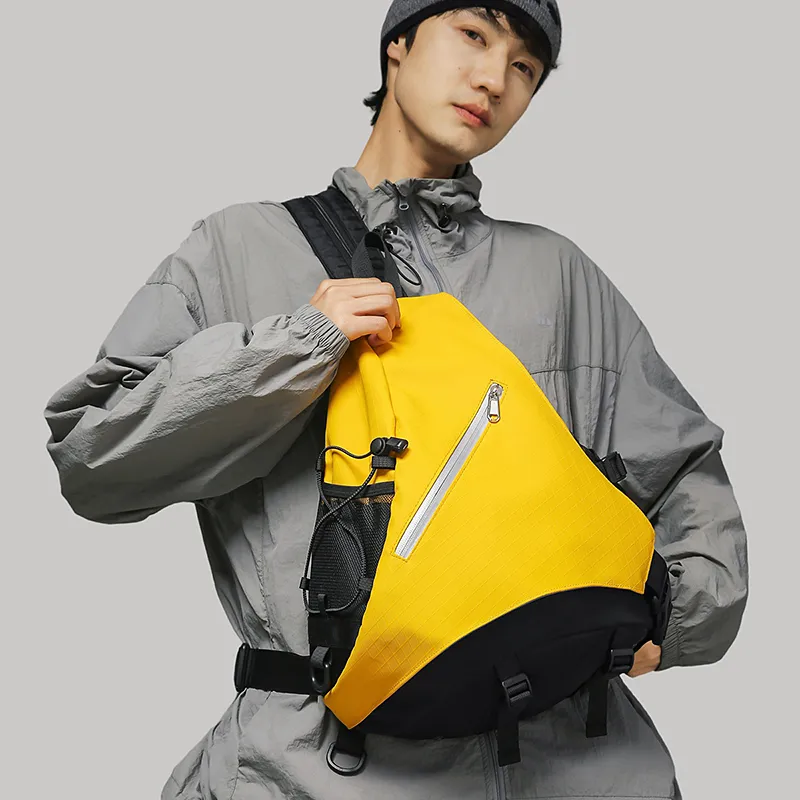 Debecca Nylon Sling Bag Regular Unisex Multicolor-9