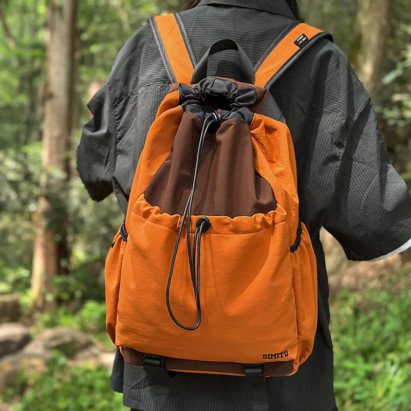 Debecca Nylon Backpack Unisex Multicolor-5