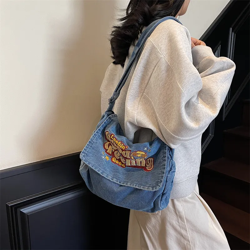 Debecca Denim Crossbody Bag Regular Women's Multicolor-10