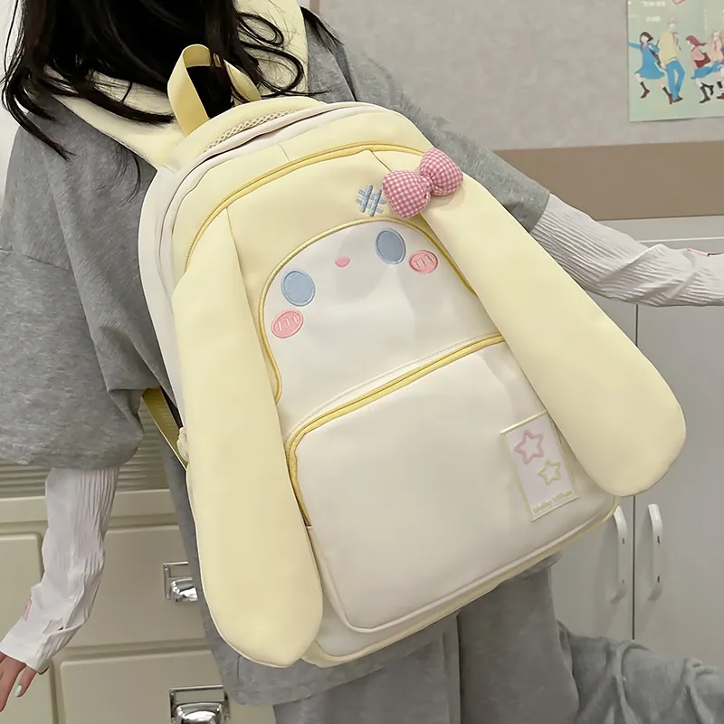 Debecca Nylon Backpack Large Size Women's Pink/Blue/Black/Purple/Yellow/Green-14