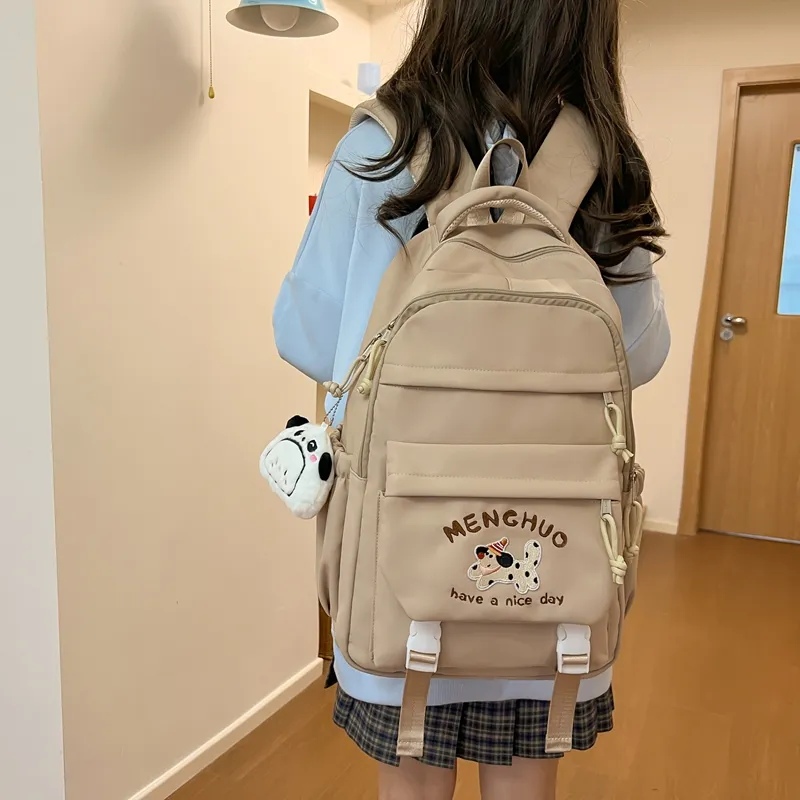 Debecca Cotton Backpack Large Size Unisex Multicolor-13