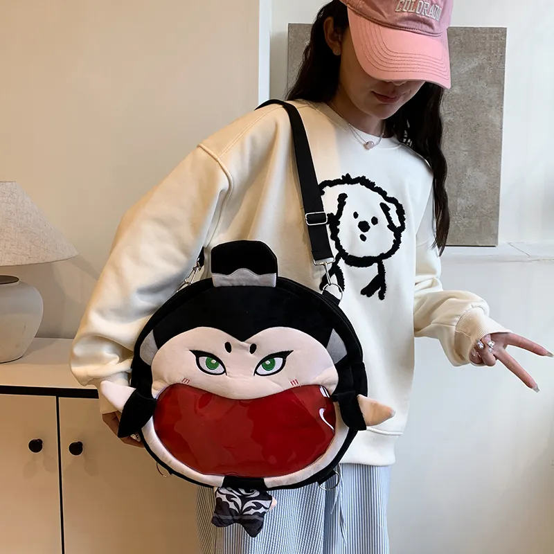 Debecca Plush Backpack Unisex Multicolor-10