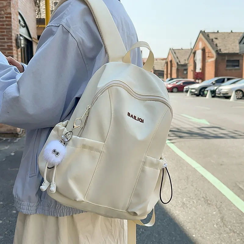 Debecca Nylon Backpack Large Size Unisex Multicolor-11