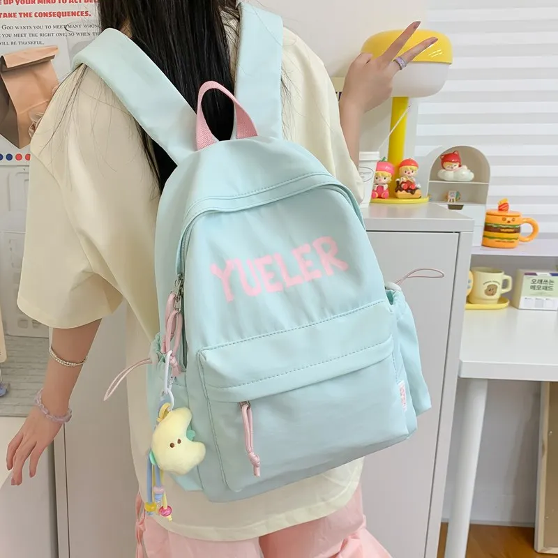 Debecca Composite Cloth Backpack Unisex Multicolor-14