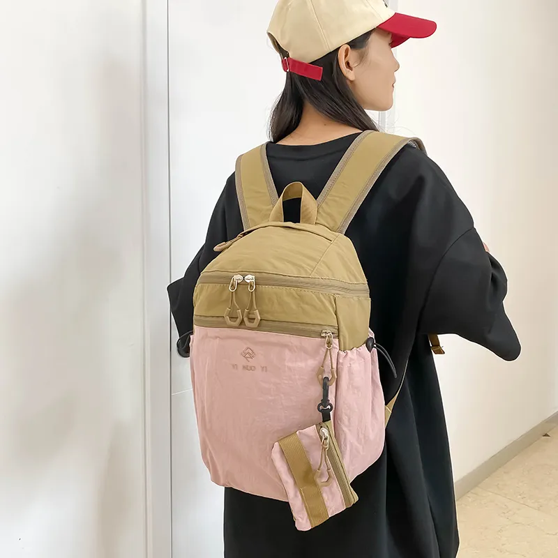 Debecca Nylon Backpack Unisex Multicolor-2