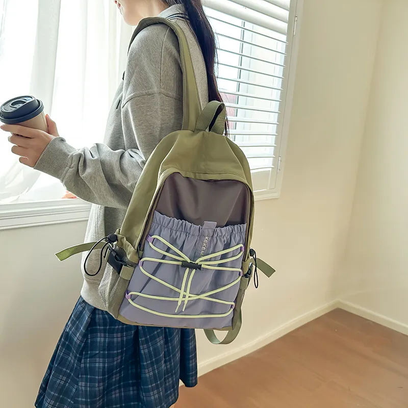 Debecca Nylon Backpack Unisex Multicolor-13