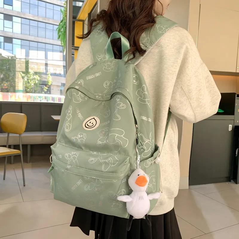 Debecca Nylon Backpack Regular Unisex Multicolor-13