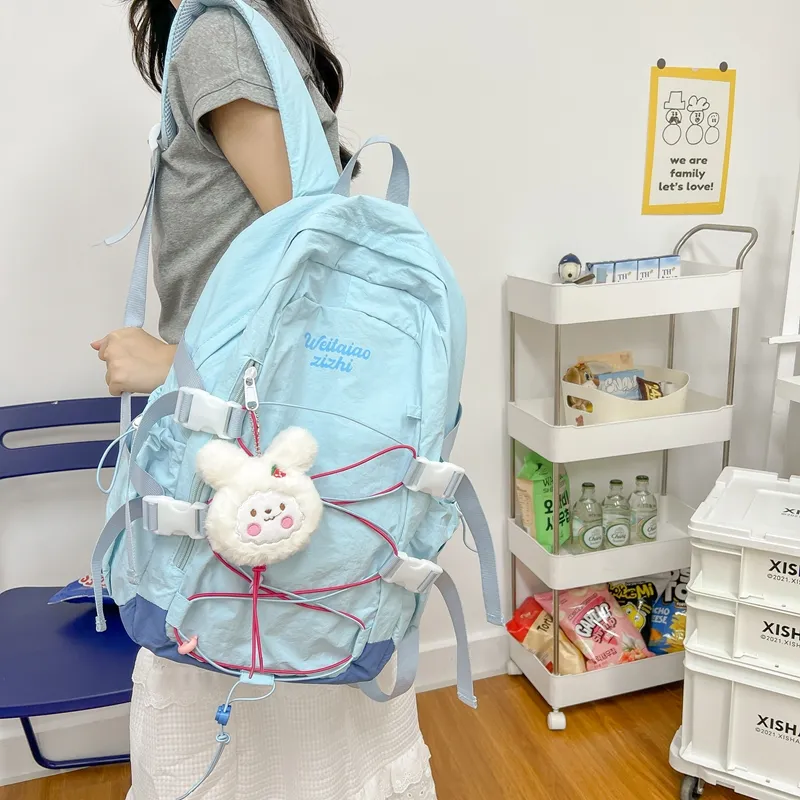 Debecca Nylon Backpack Unisex Multicolor-1