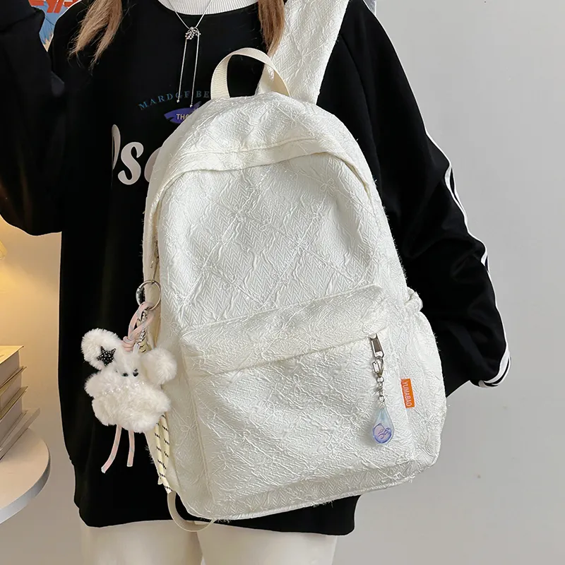 Debecca Polyester Backpack Regular Women's Multicolor-11