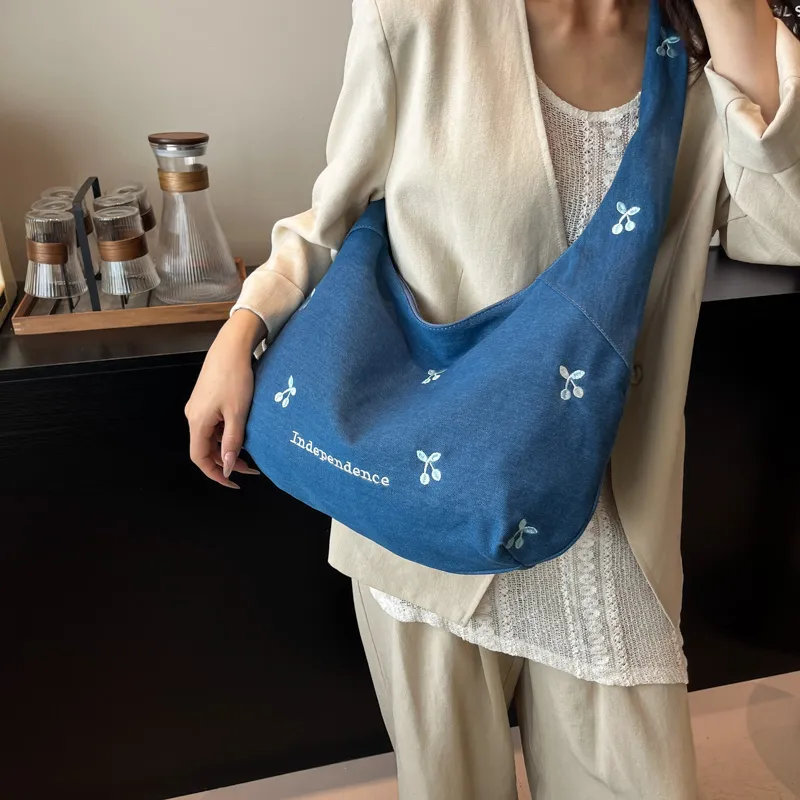 Debecca Denim Shoulder Bag Regular Women's Multicolor-10