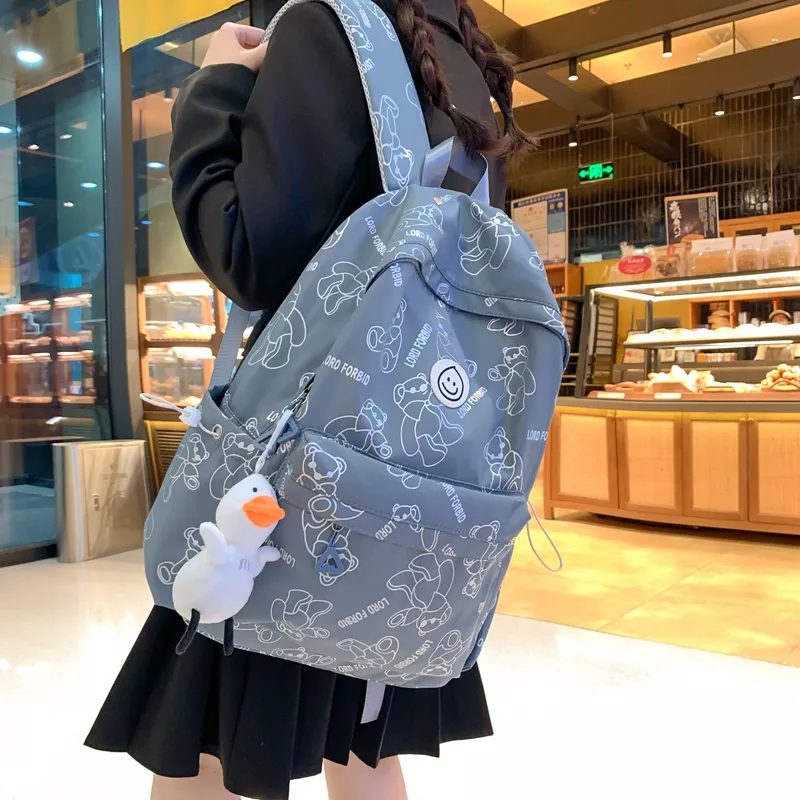 Debecca Nylon Backpack Regular Unisex Multicolor-2