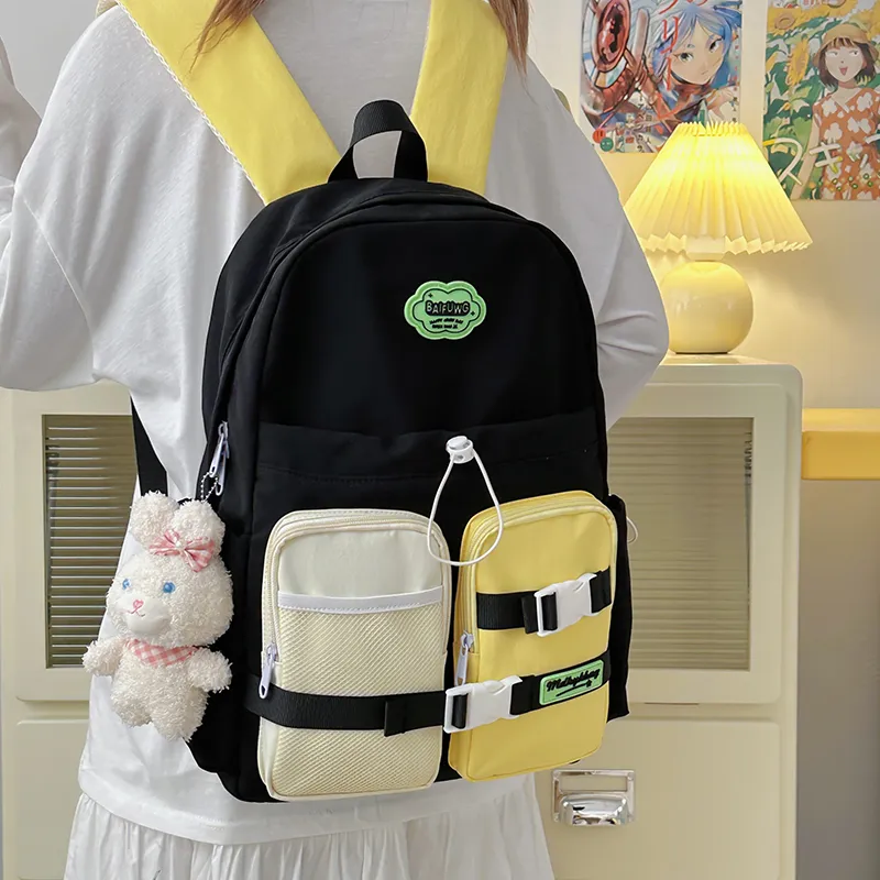 Debecca Polyester Backpack Women's Multicolor-13