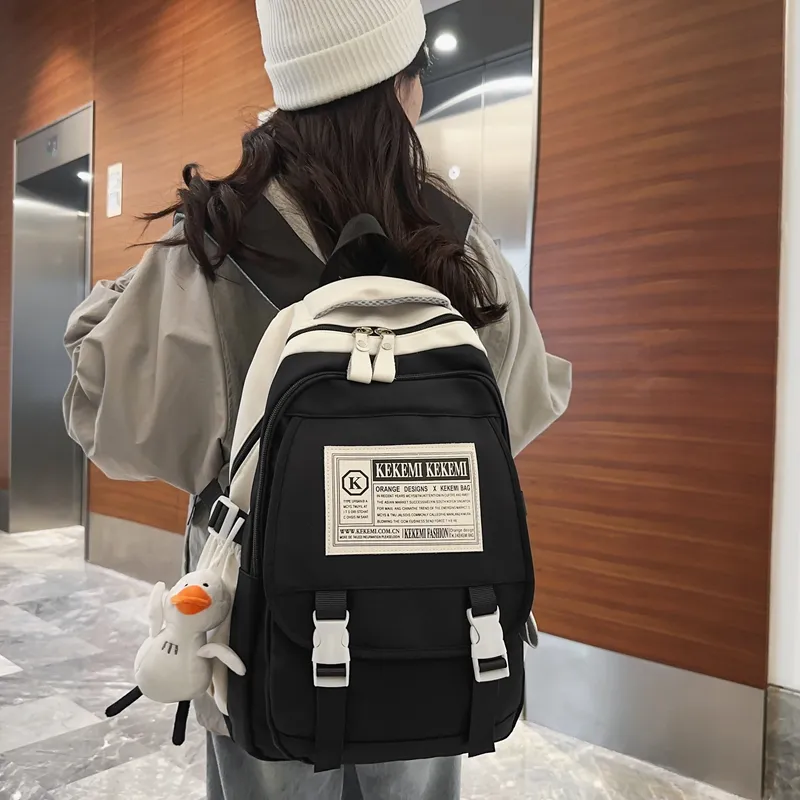 Debecca Nylon Backpack Unisex Multicolor-5