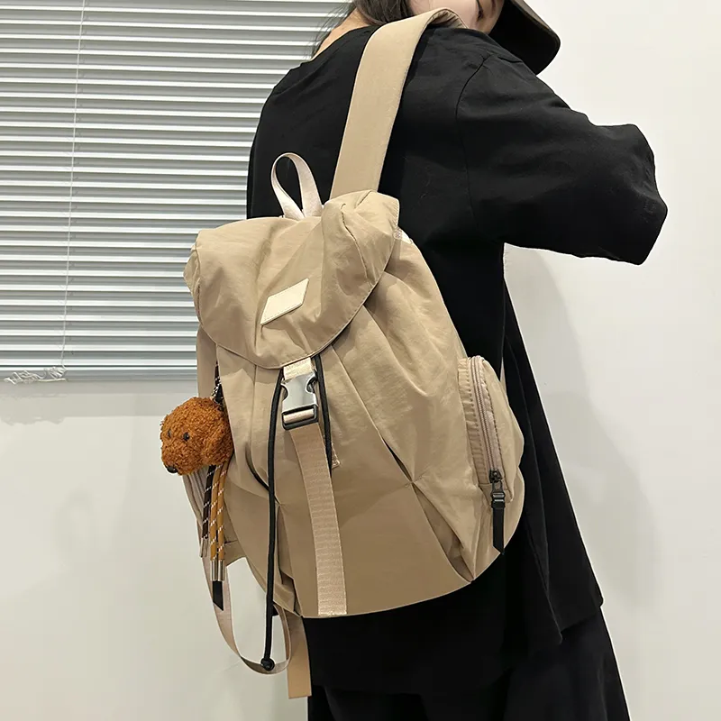 Debecca Nylon Backpack Regular Unisex Multicolor-3