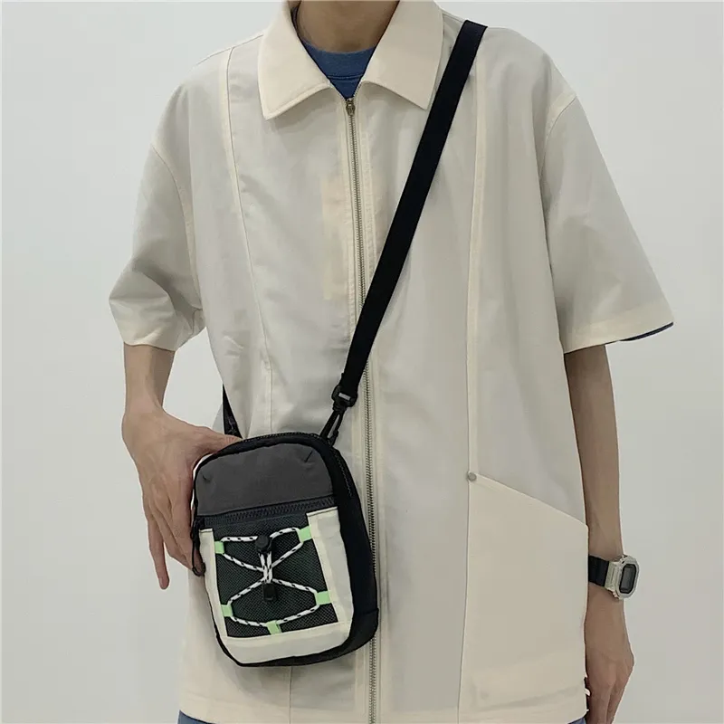 Debecca Canvas Bag, Shoulder Bag, Crossbody Bag, Cell Phone Pouch Regular Unisex Multicolor-6