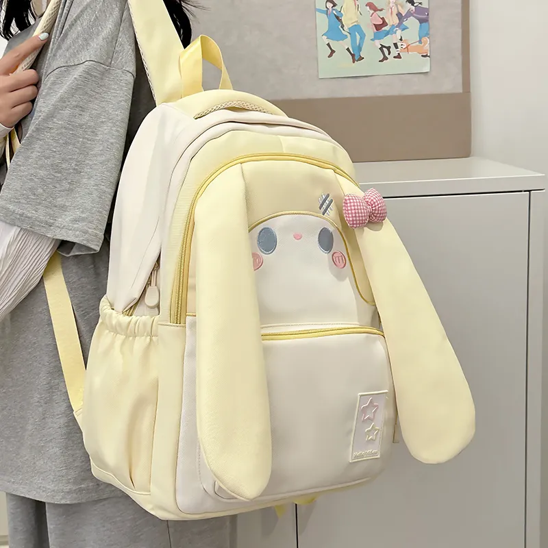 Debecca Nylon Backpack Large Size Women's Pink/Blue/Black/Purple/Yellow/Green-16