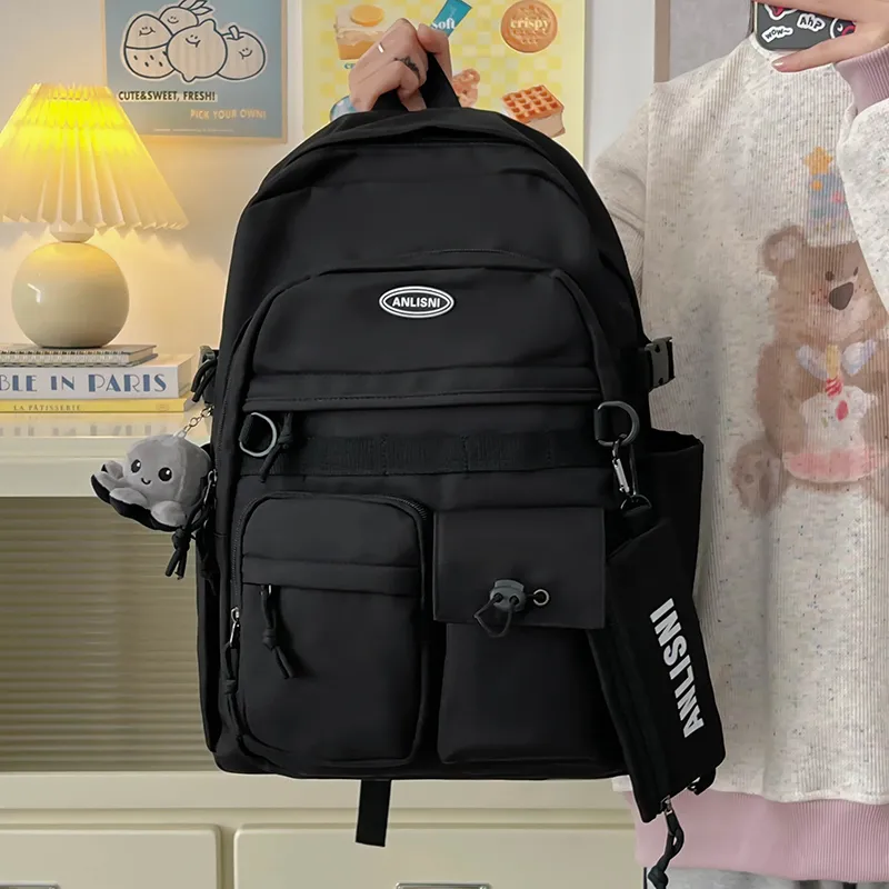 Debecca Polyester Backpack Unisex Multicolor-7