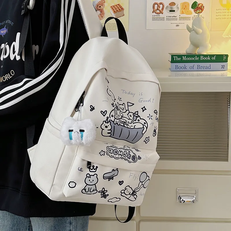 Debecca Nylon Backpack Regular Unisex Multicolor-4
