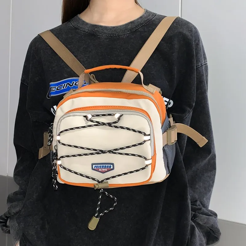 Debecca Nylon Crossbody Handbag Regular Unisex Multicolor-1
