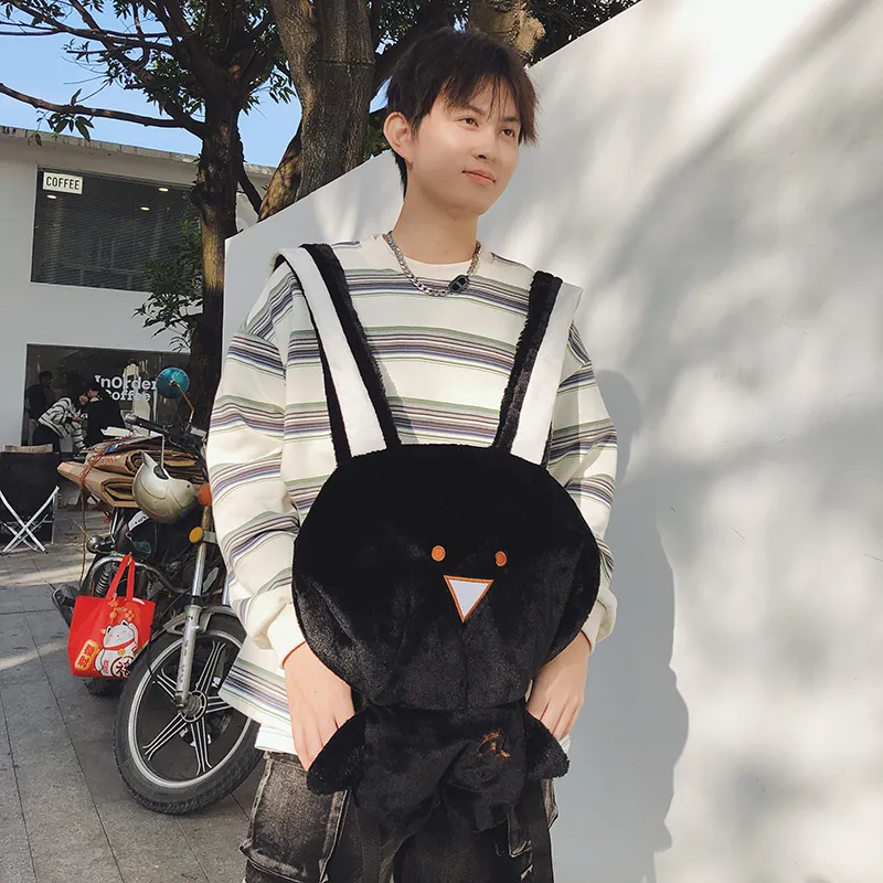 Debecca Plush Backpack Large Size Unisex Multicolor-9