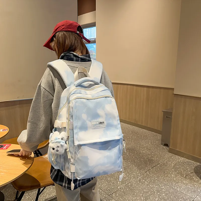 Debecca Nylon Backpack Unisex Multicolor-1