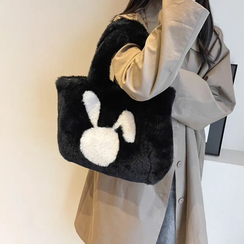 Debecca Plush Handbag, Shoulder Bag Women's-4