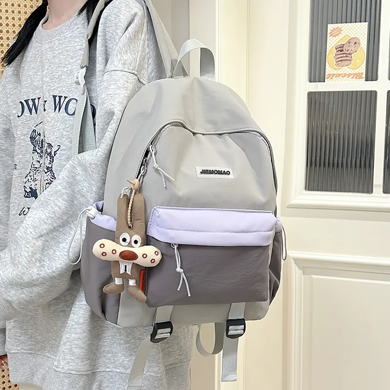 Debecca Nylon Backpack Regular Unisex Multicolor-10