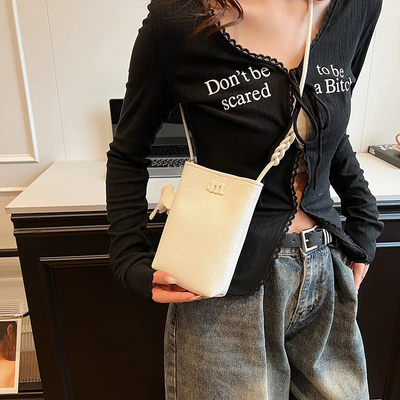 Debecca PU One Shoulder Crossbody Cell Phone Pouch Women's Multicolor-9