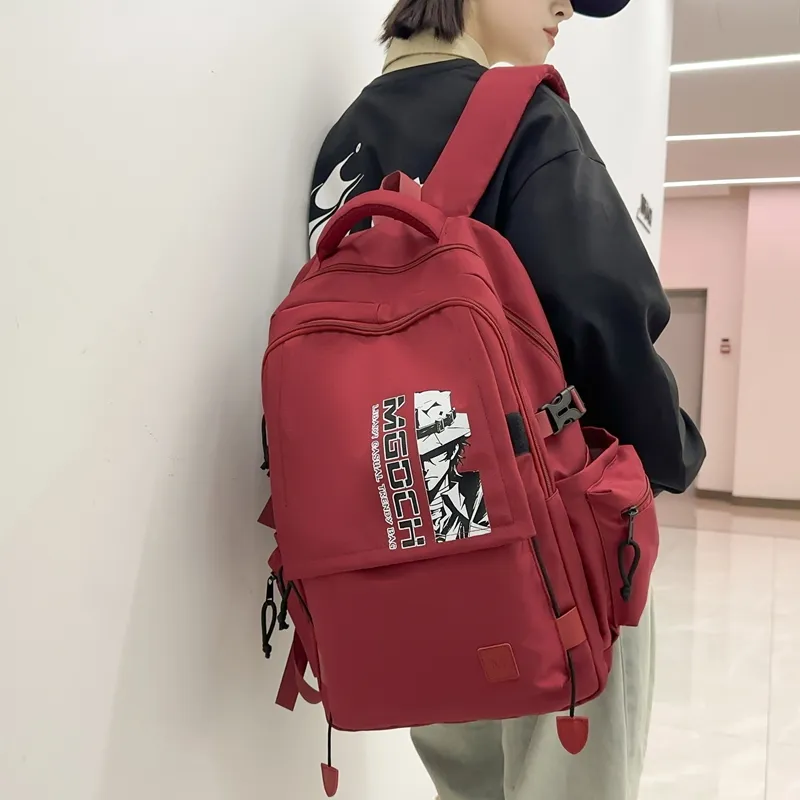 Debecca Nylon Backpack Unisex Multicolor-4
