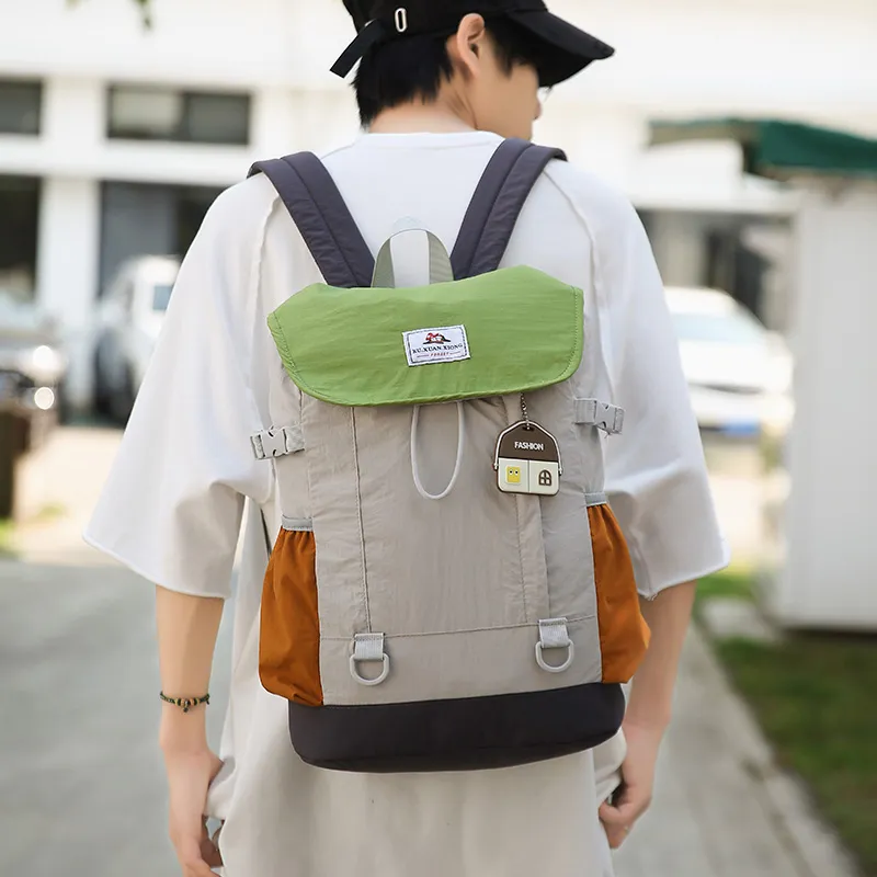 Debecca Nylon Backpack Unisex Multicolor-1