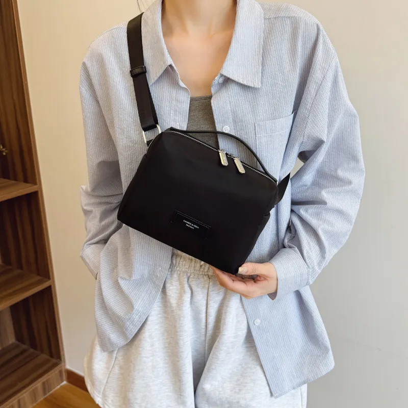 Debecca Fabric One Shoulder Handbag Regular Women's Black-1