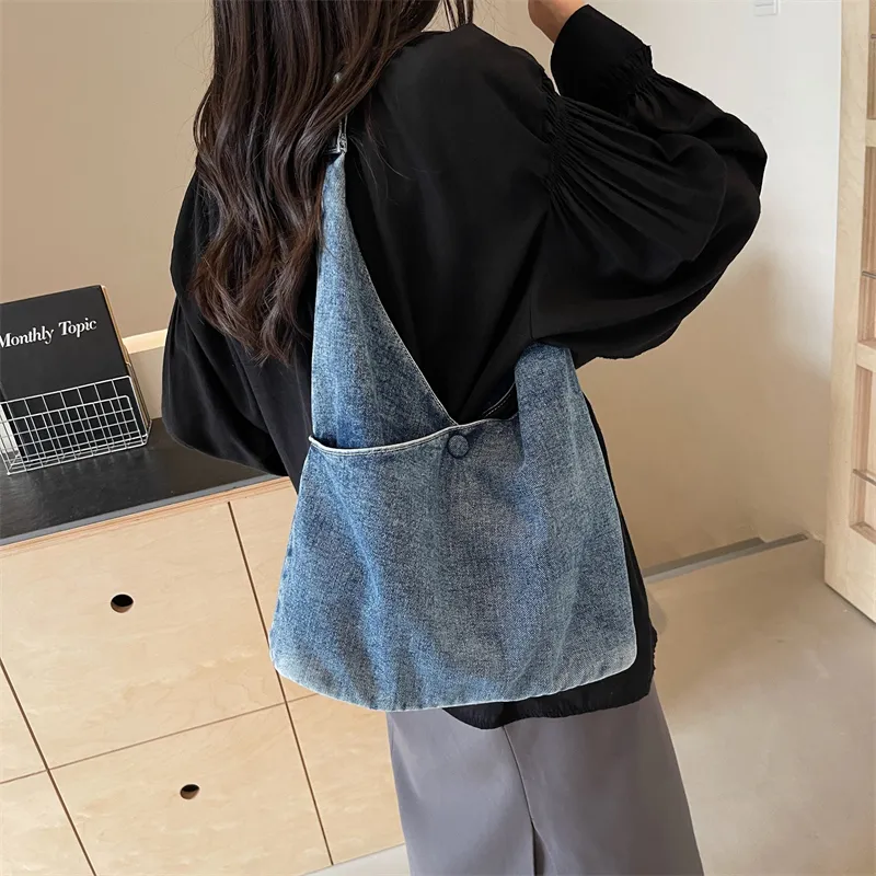 Debecca Denim Shoulder Bag Regular Women's Multicolor-3