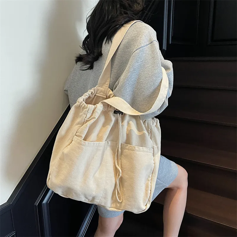 Debecca Canvas Bag Shoulder Bags Women's Multicolor-9
