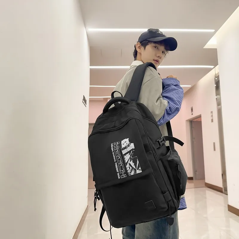 Debecca Nylon Backpack Unisex Multicolor-9