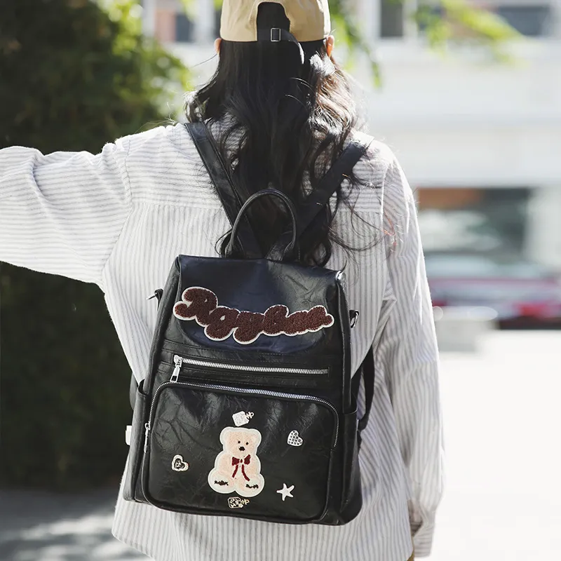 Debecca PU Backpack Regular Women's Multicolor-2