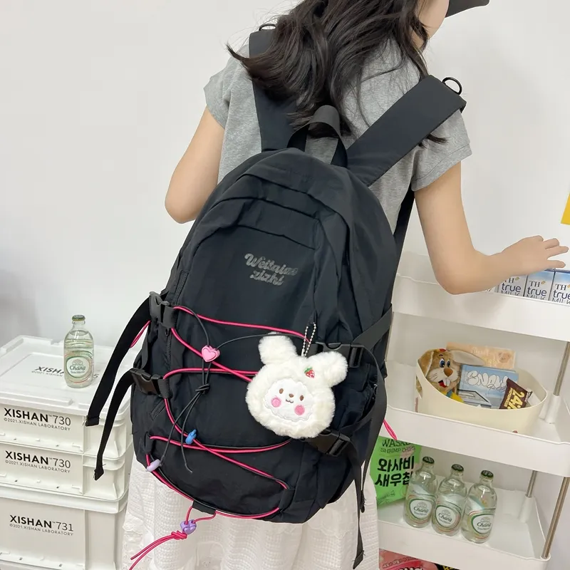 Debecca Nylon Backpack Unisex Multicolor-10