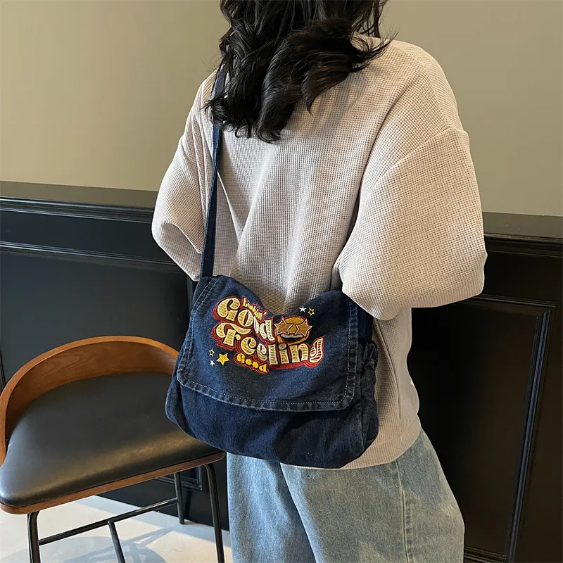 Debecca Denim Crossbody Bag Regular Women's Multicolor-7