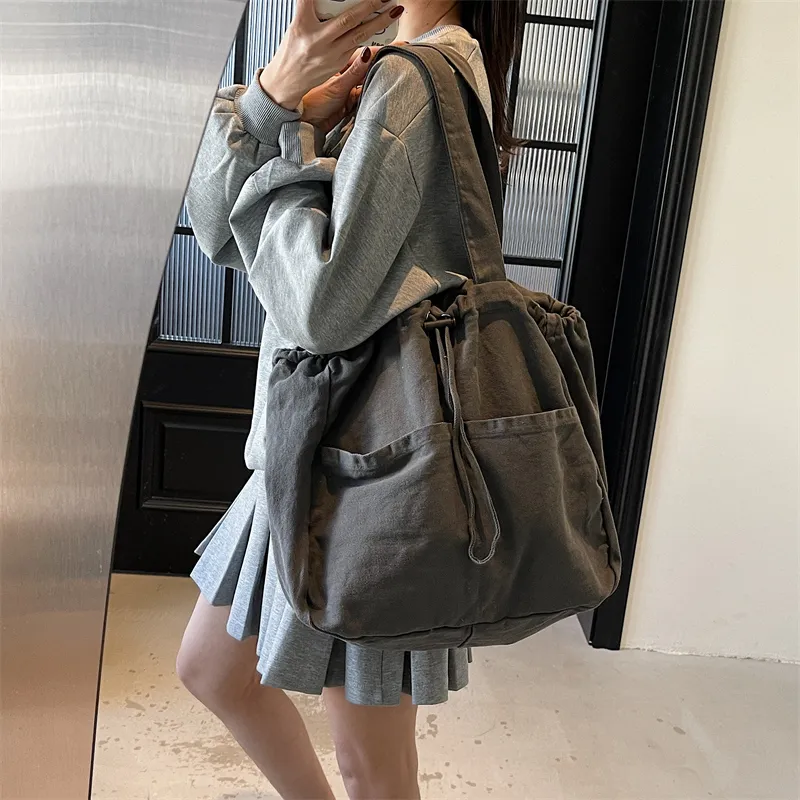 Debecca Canvas Bag Shoulder Bags Women's Multicolor-15