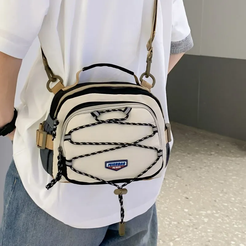Debecca Nylon Crossbody Handbag Regular Unisex Multicolor-6