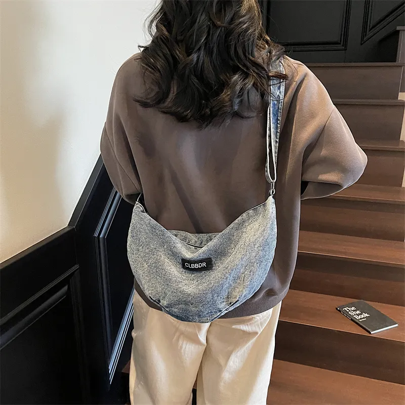 Debecca Denim Shoulder Bag Regular Women's Multicolor-3