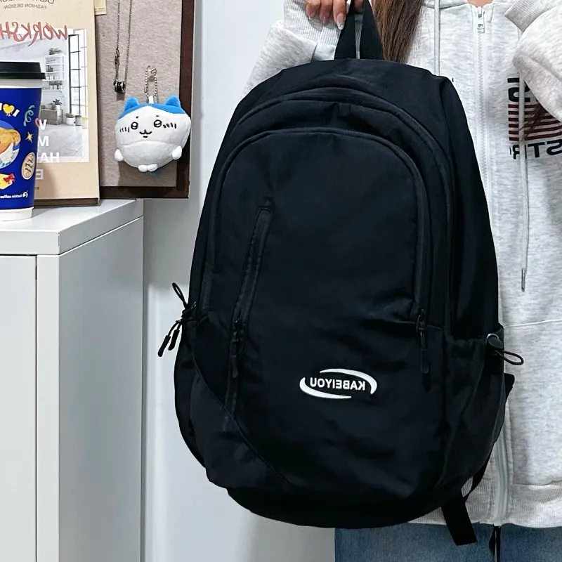 Debecca Nylon Backpack Large Size Unisex Multicolor-7