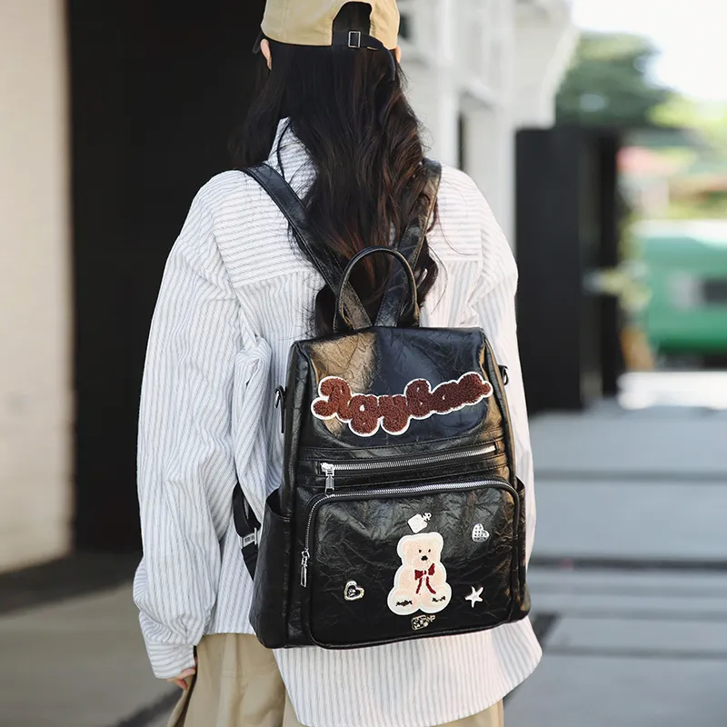 Debecca PU Backpack Regular Women's Multicolor-1