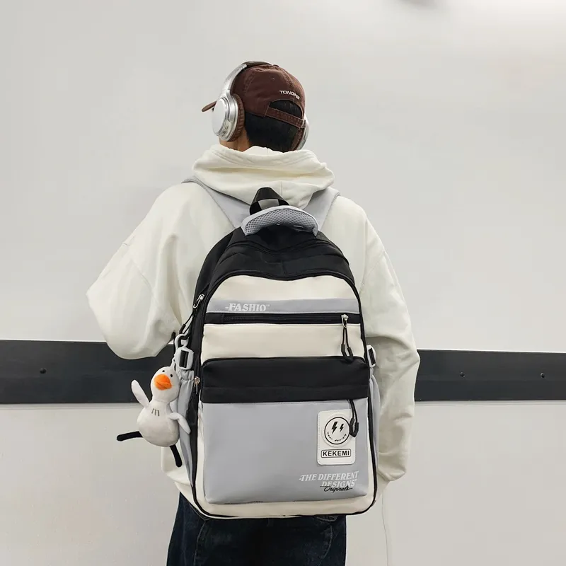 Debecca Nylon Backpack Unisex Multicolor-3