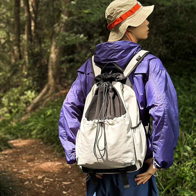 Debecca Nylon Backpack Unisex Multicolor-10