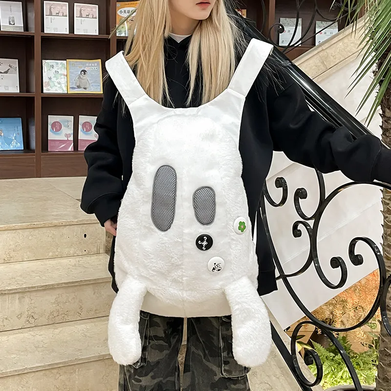 Debecca Plush Backpack Regular Unisex Multicolor-3