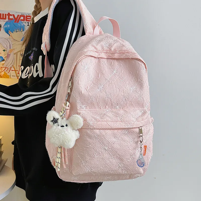 Debecca Polyester Backpack Regular Women's Multicolor-1