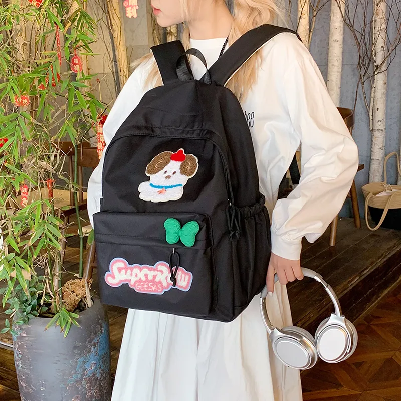 Debecca Nylon Fabric Backpack Large Size Women's Multicolor-3