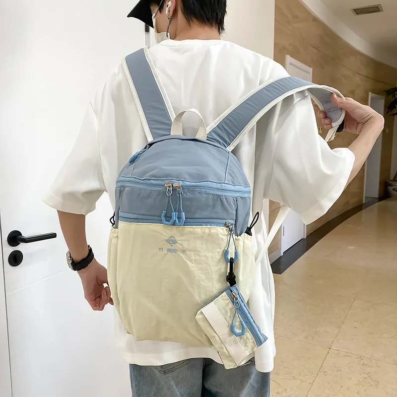 Debecca Nylon Backpack Unisex Multicolor-5