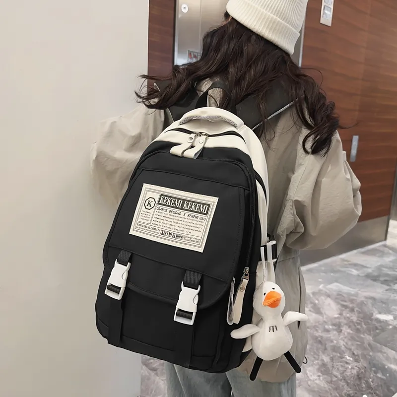 Debecca Nylon Backpack Unisex Multicolor-6